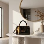 Signature Beaded Mini Satchel-Rich Espresso - Image 2
