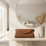 Minimalist Envelope Clutch-Warm Tan